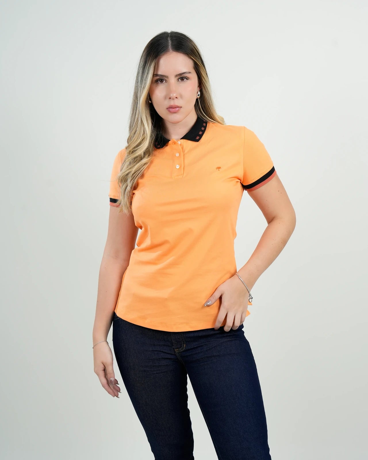 Polo Savile Naranja Vibrante