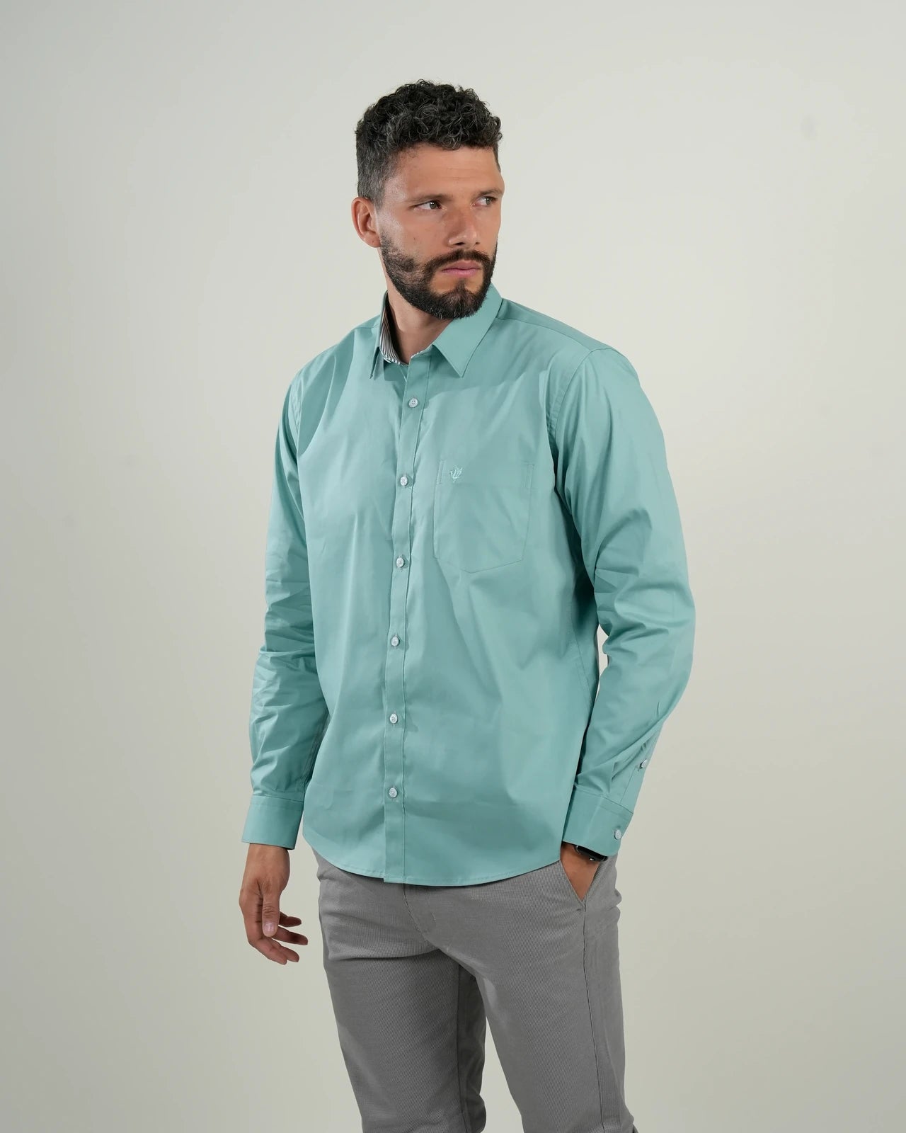 Camisa Milano Verde Jade