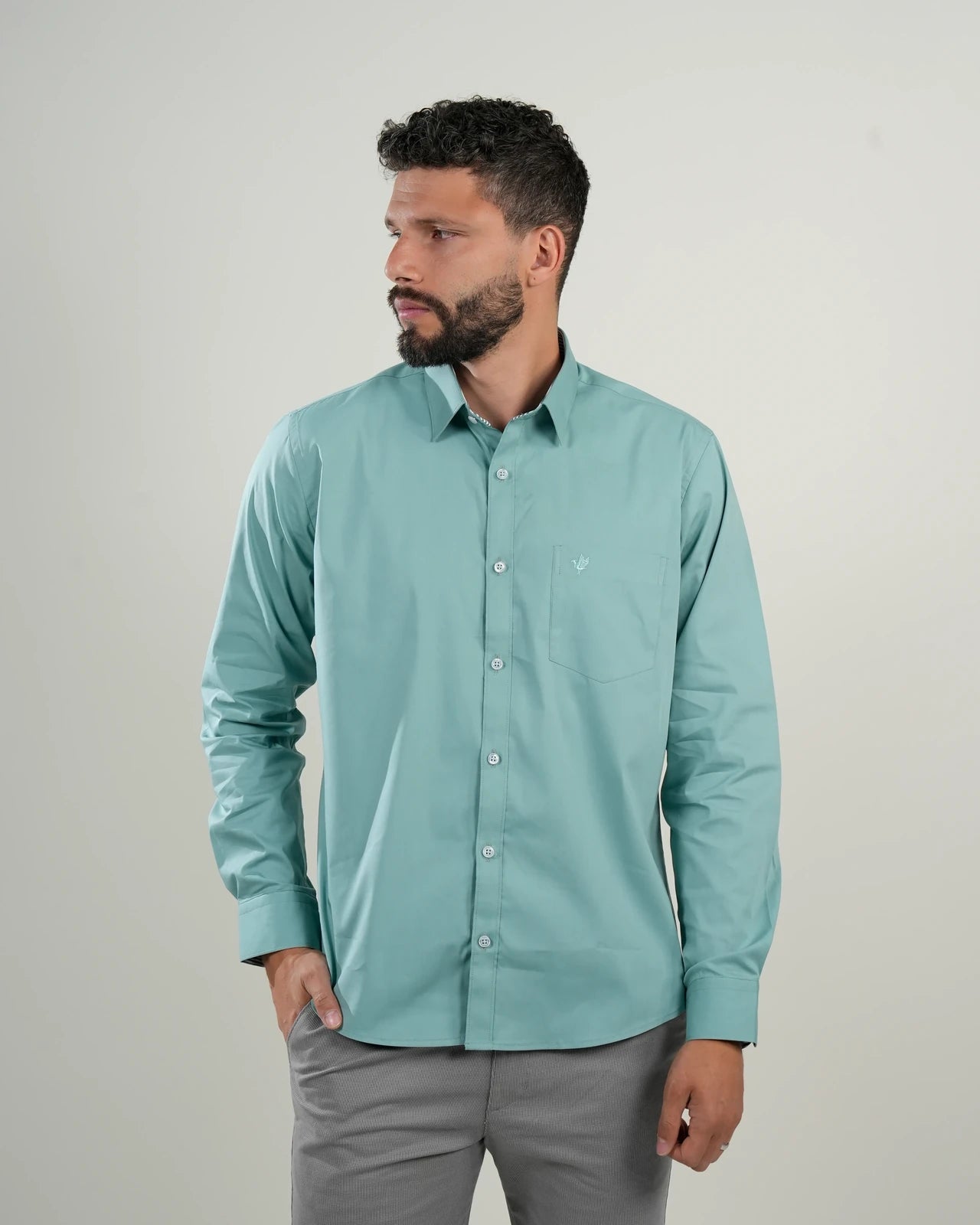 Camisa Milano Verde Jade