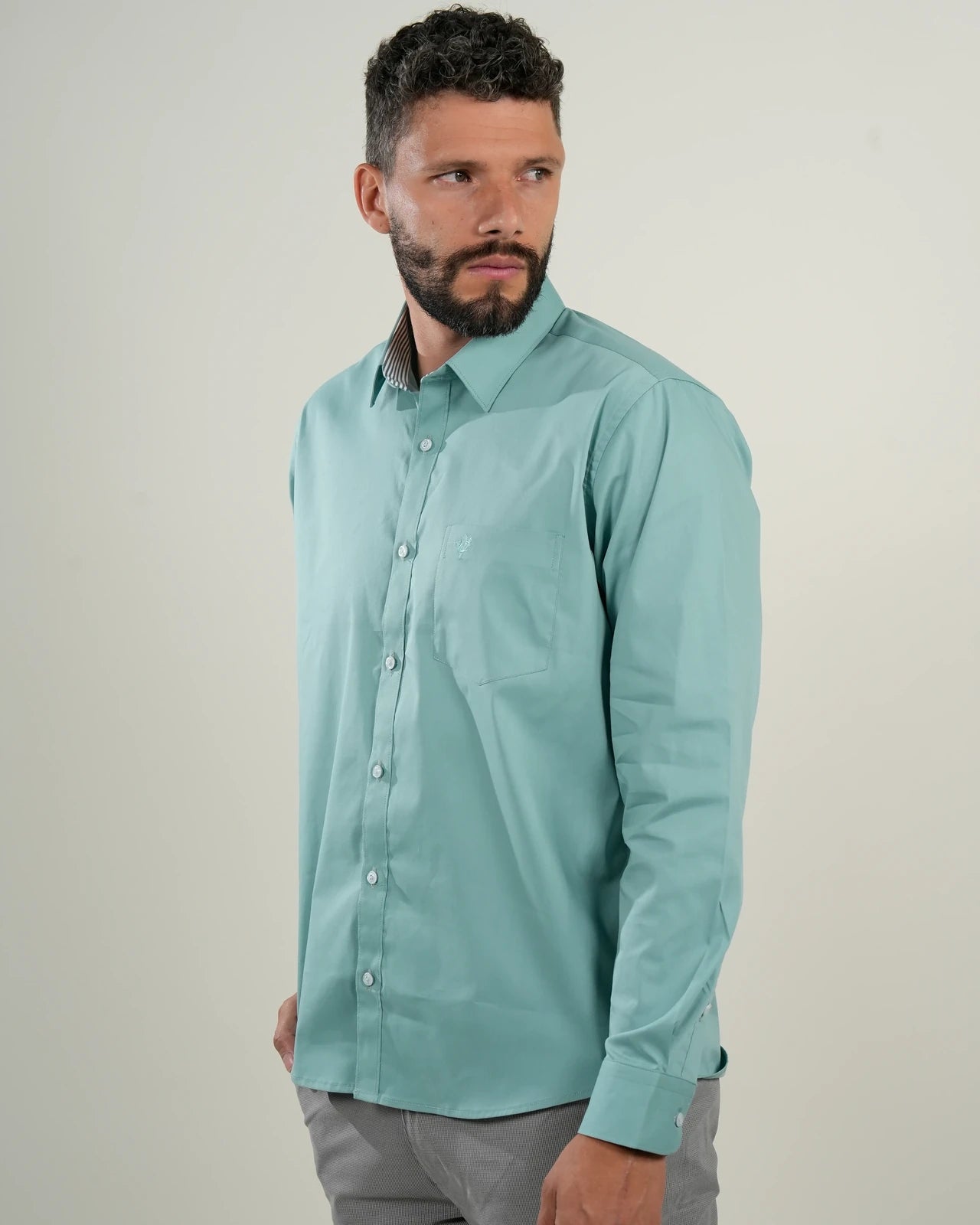 Camisa Milano Verde Jade