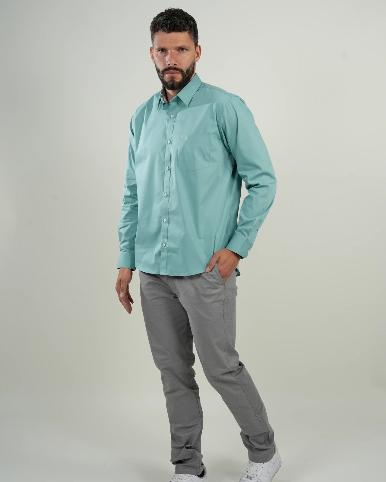 Camisa Milano Verde Jade