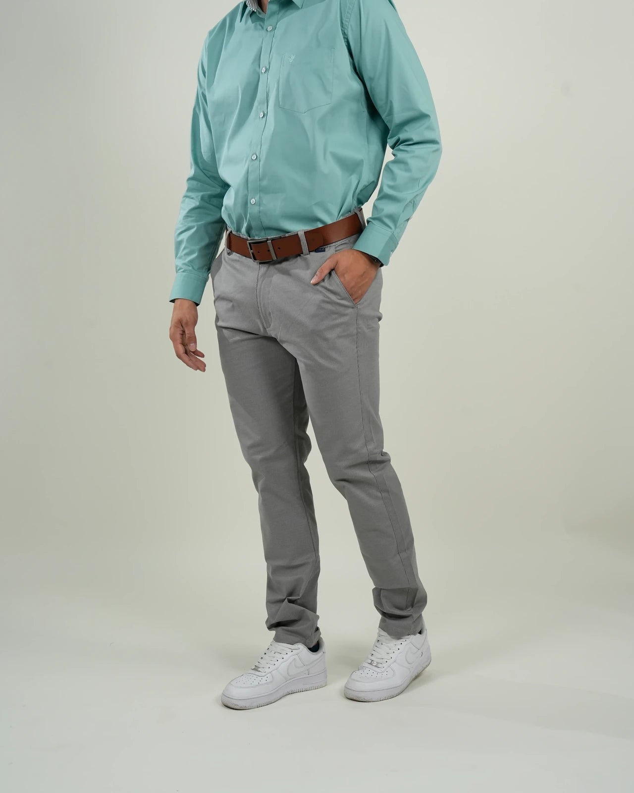 Pantalón Chino Verona Gris Claro