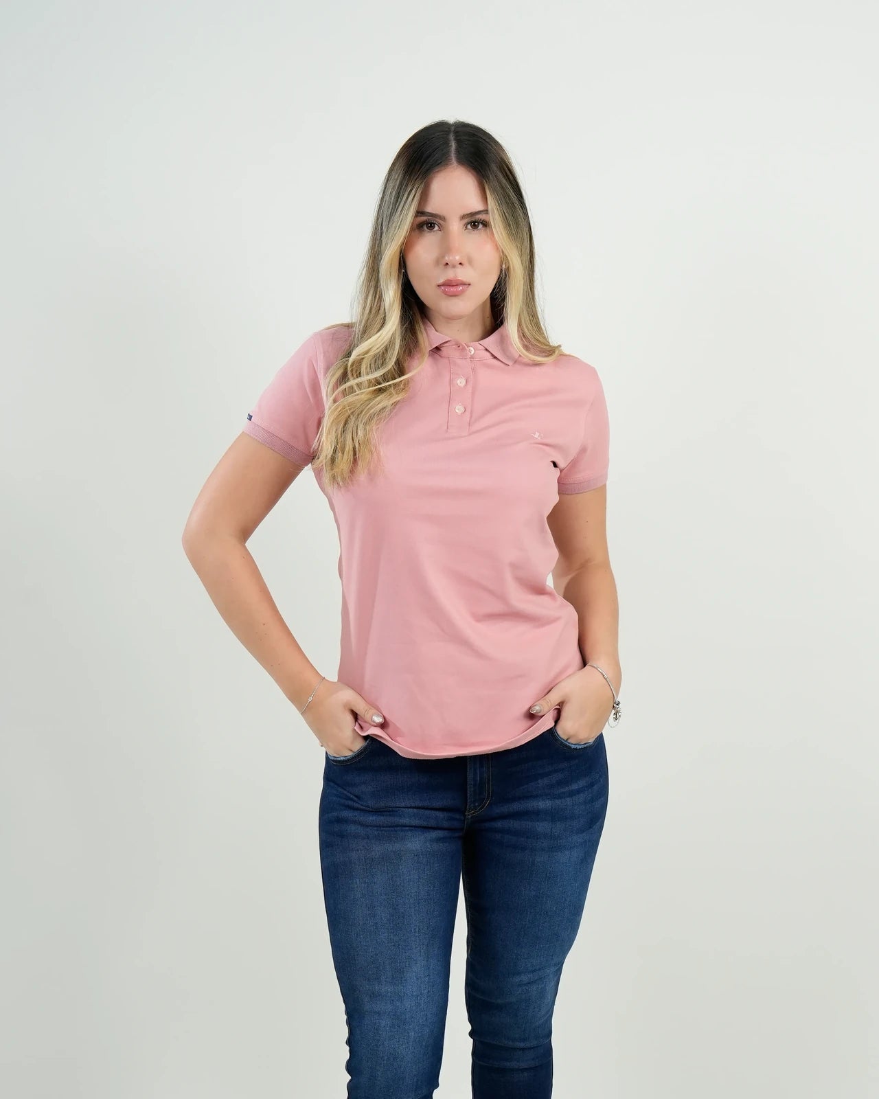 Polo Belmont Rosa Palo