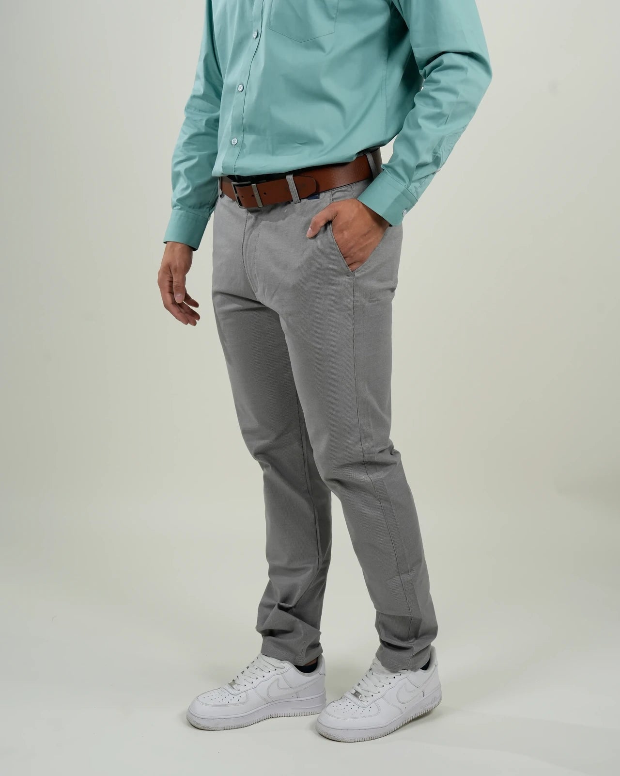 Pantalón Chino Verona Gris Claro