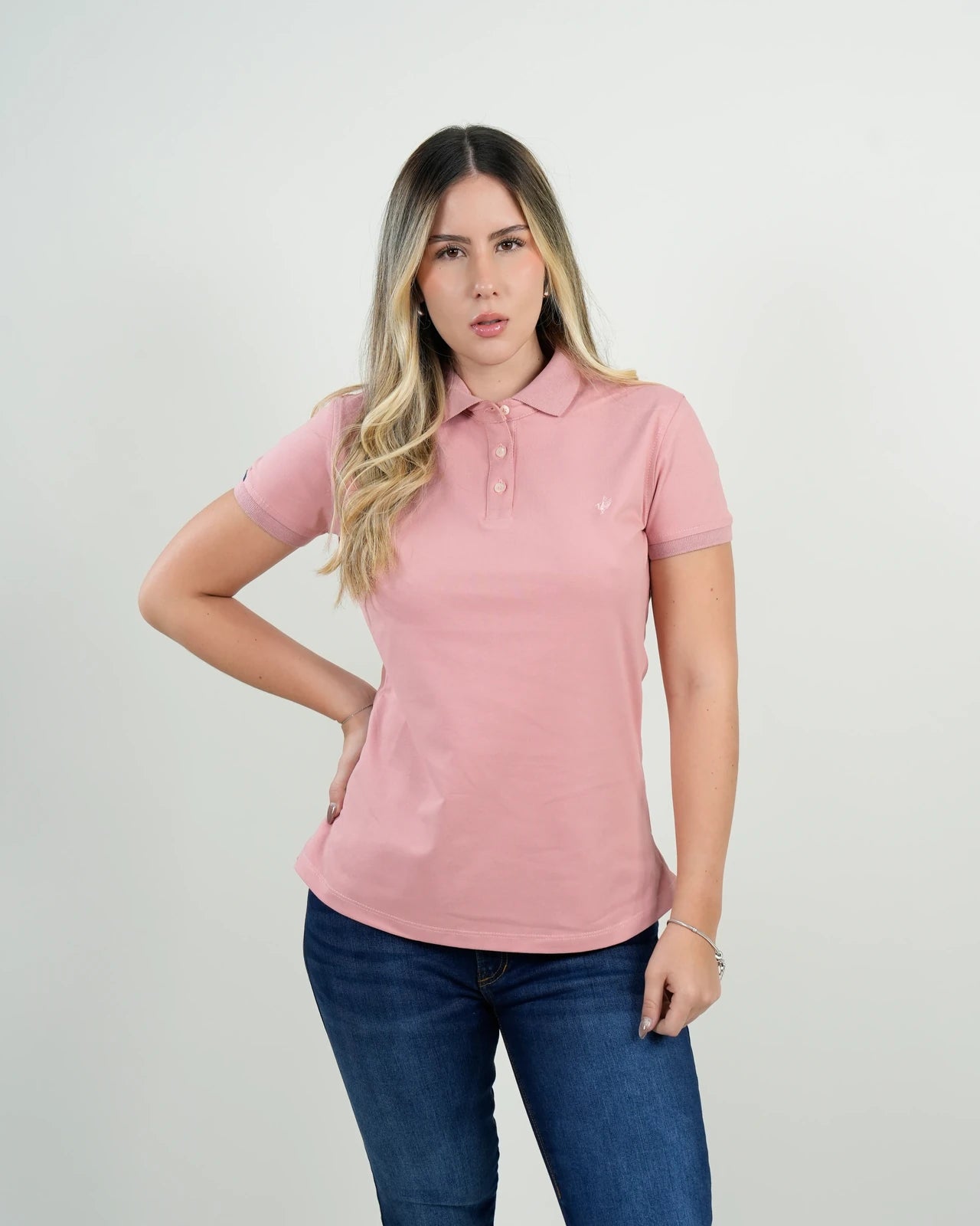 Polo Belmont Rosa Palo