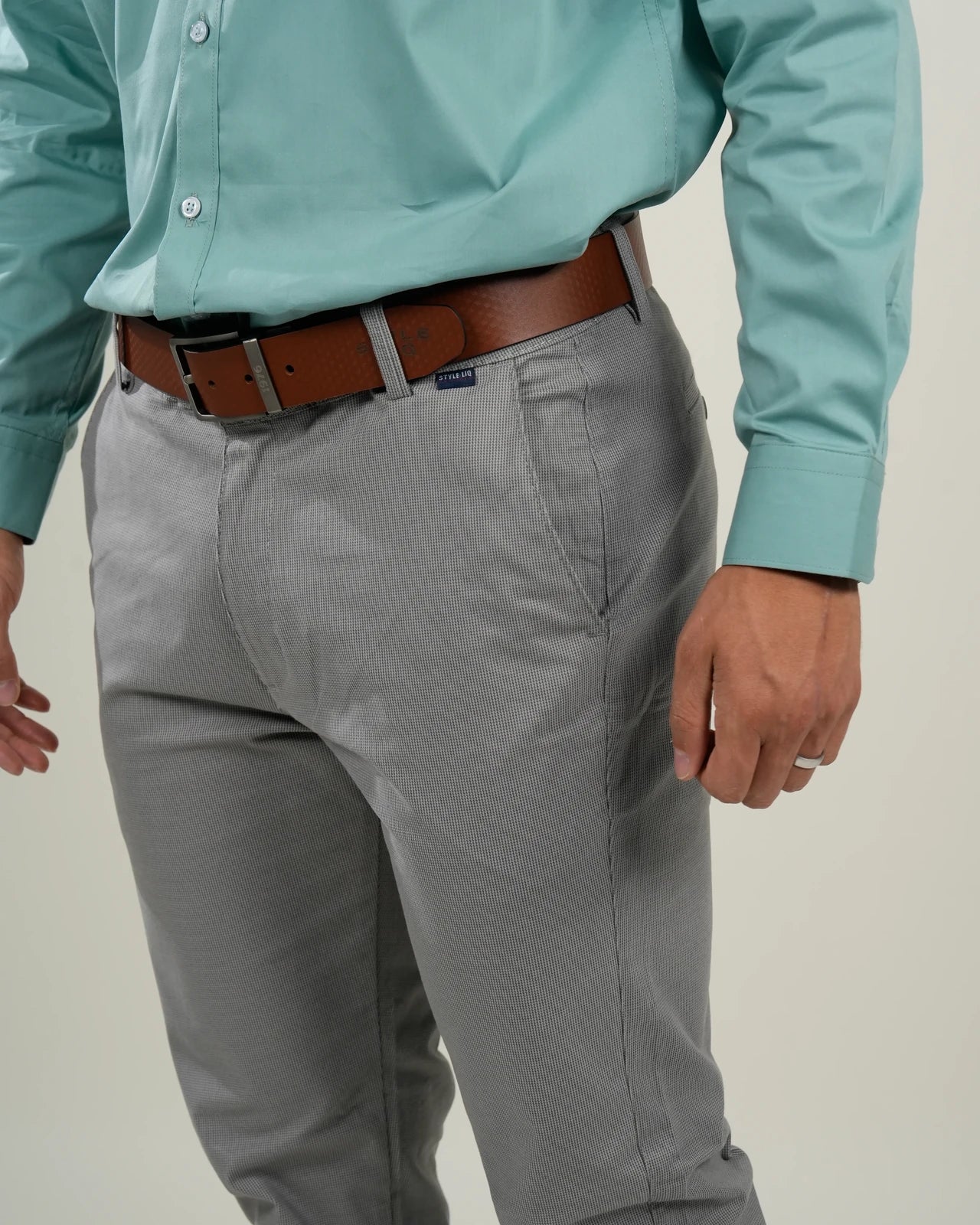 Pantalón Chino Verona Gris Claro