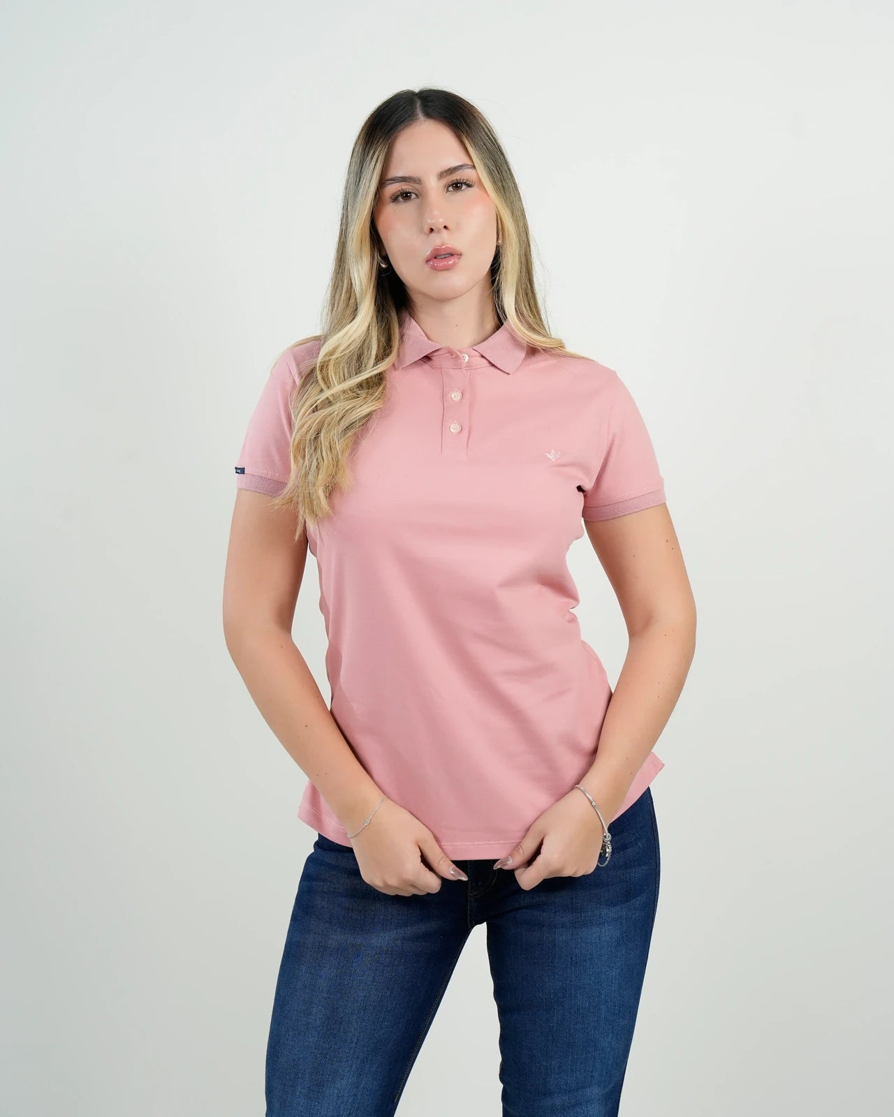 Polo Belmont Rosa Palo