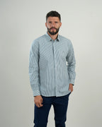 Camisa Oxford Rayas Verde