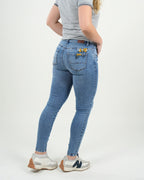 Jean Medellín Skinny Azul Medio