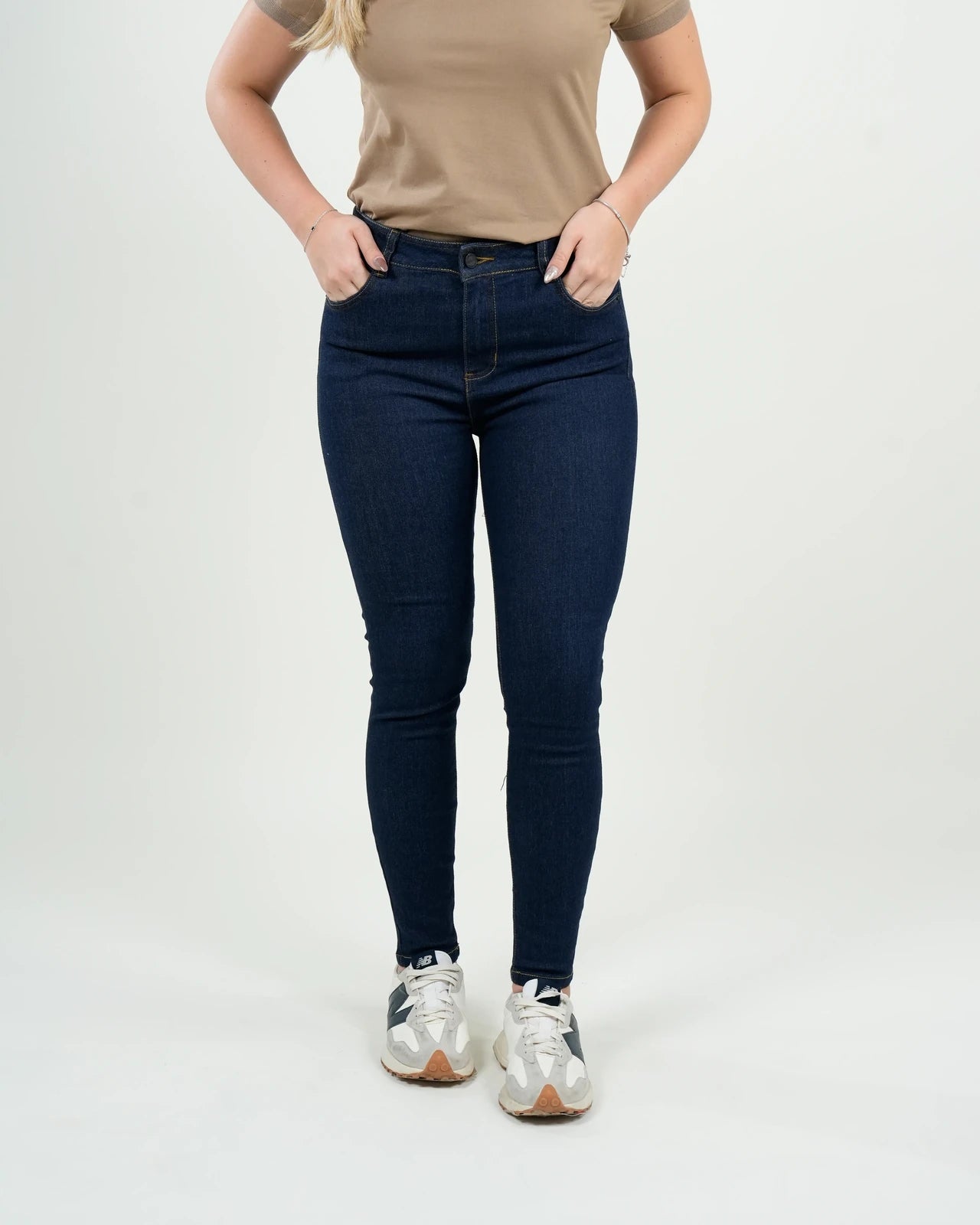 Jean Skinny Mujer Azul Oscuro