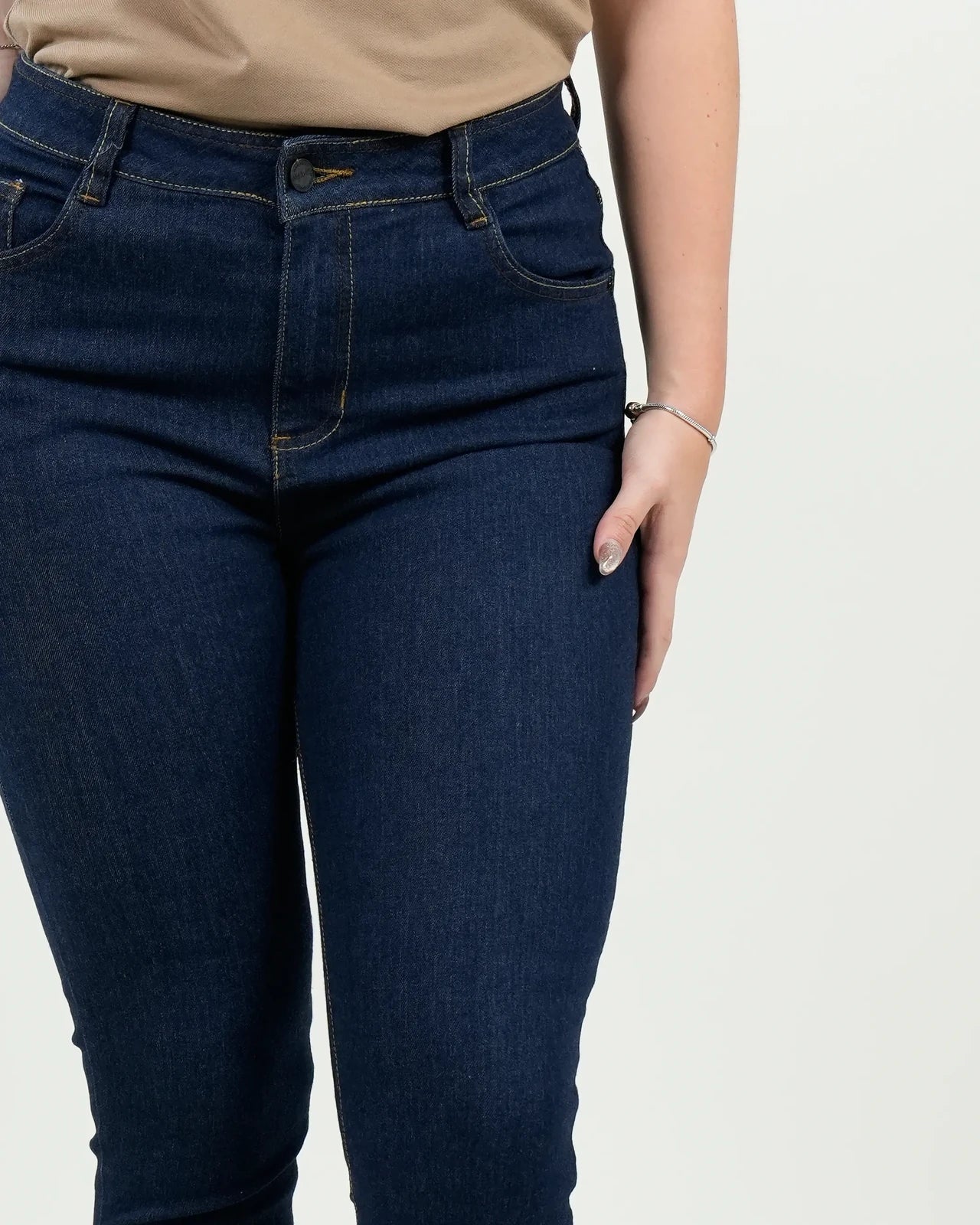 Jean Skinny Mujer Azul Oscuro