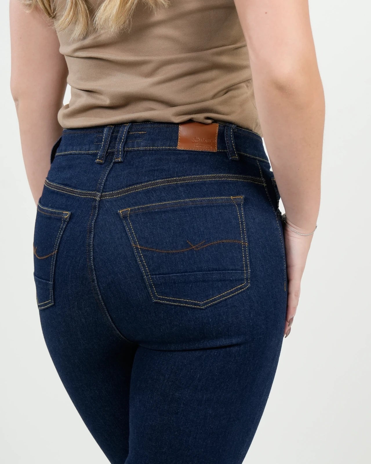 Jean Skinny Mujer Azul Oscuro