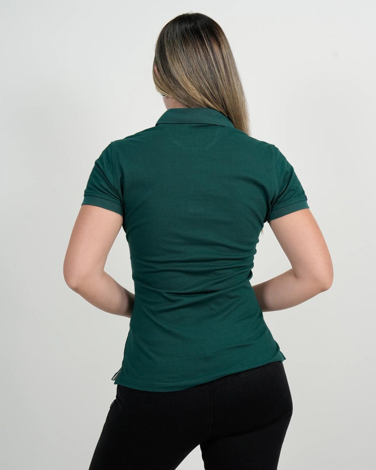Polo Mujer Verde Bosque "Windsor"