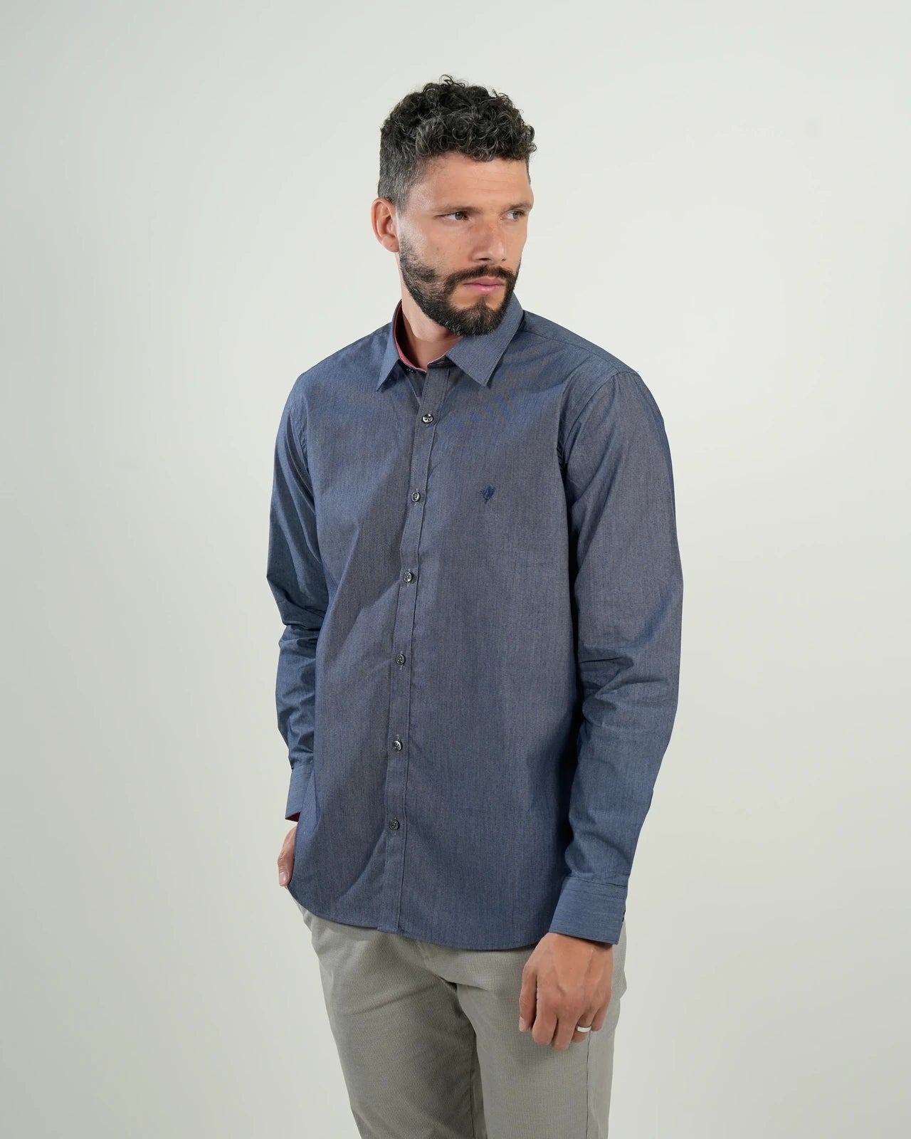 Camisa Milano Azul Índigo