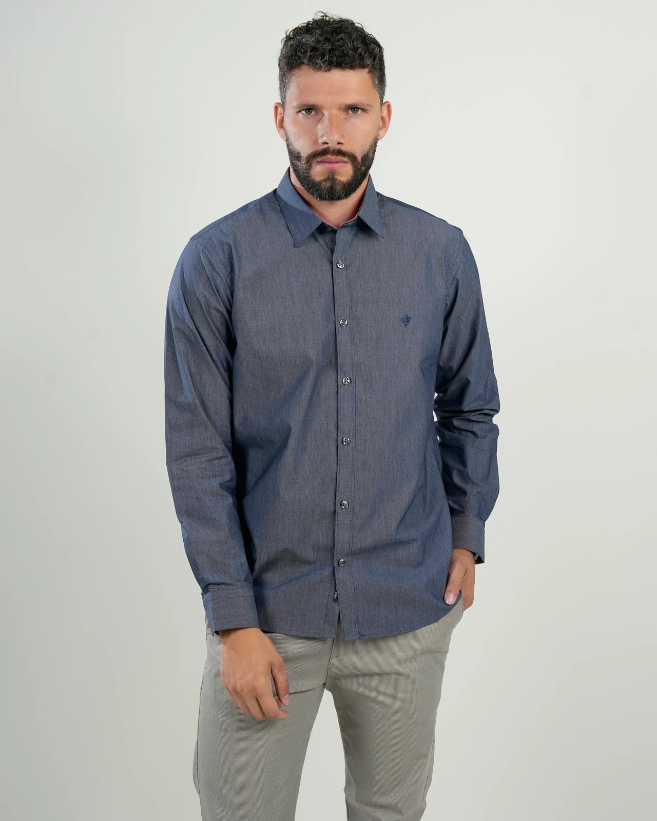 Camisa Milano Azul Índigo