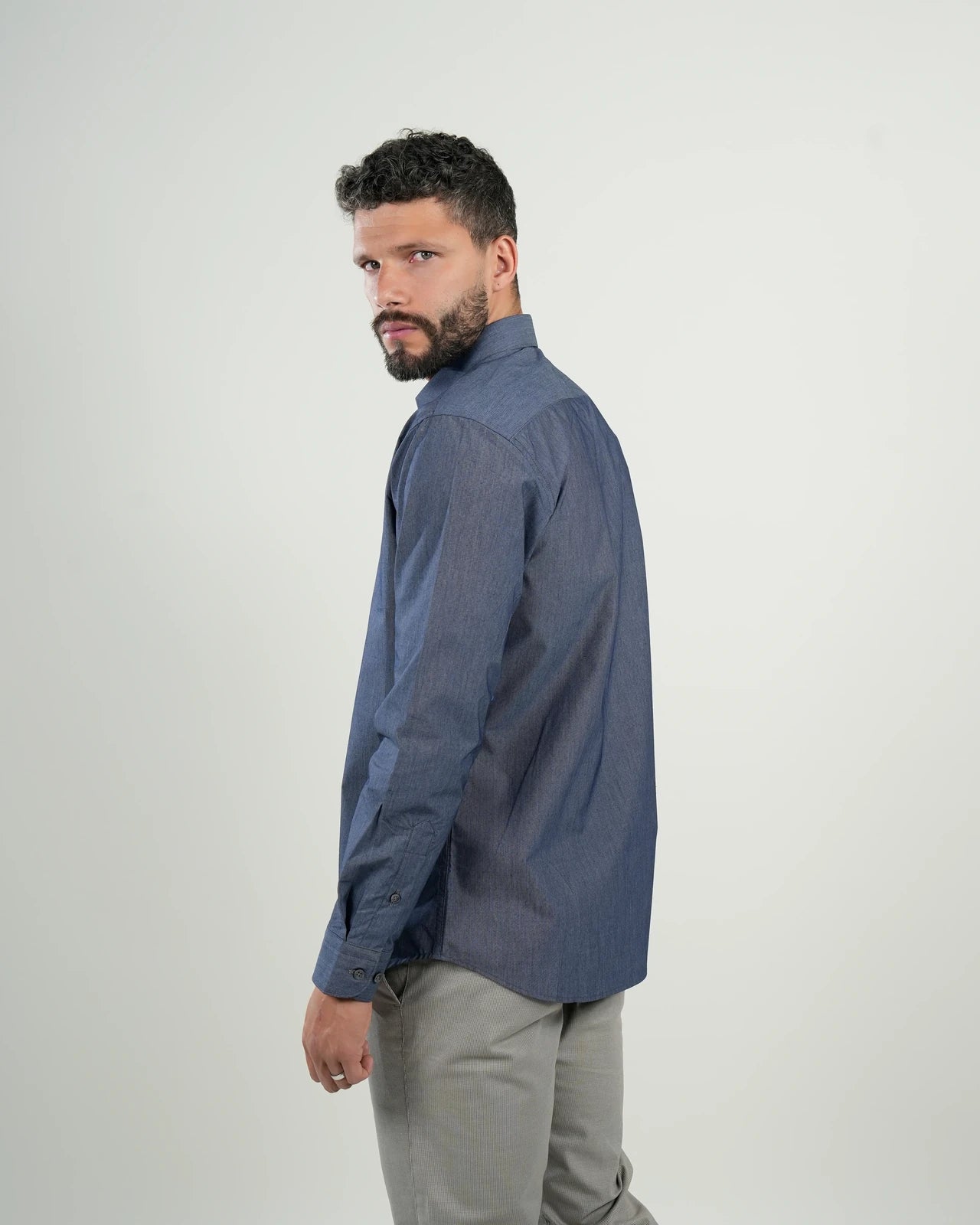 Camisa Milano Azul Índigo