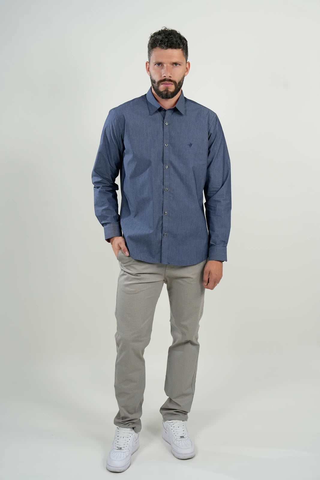 Camisa Milano Azul Índigo