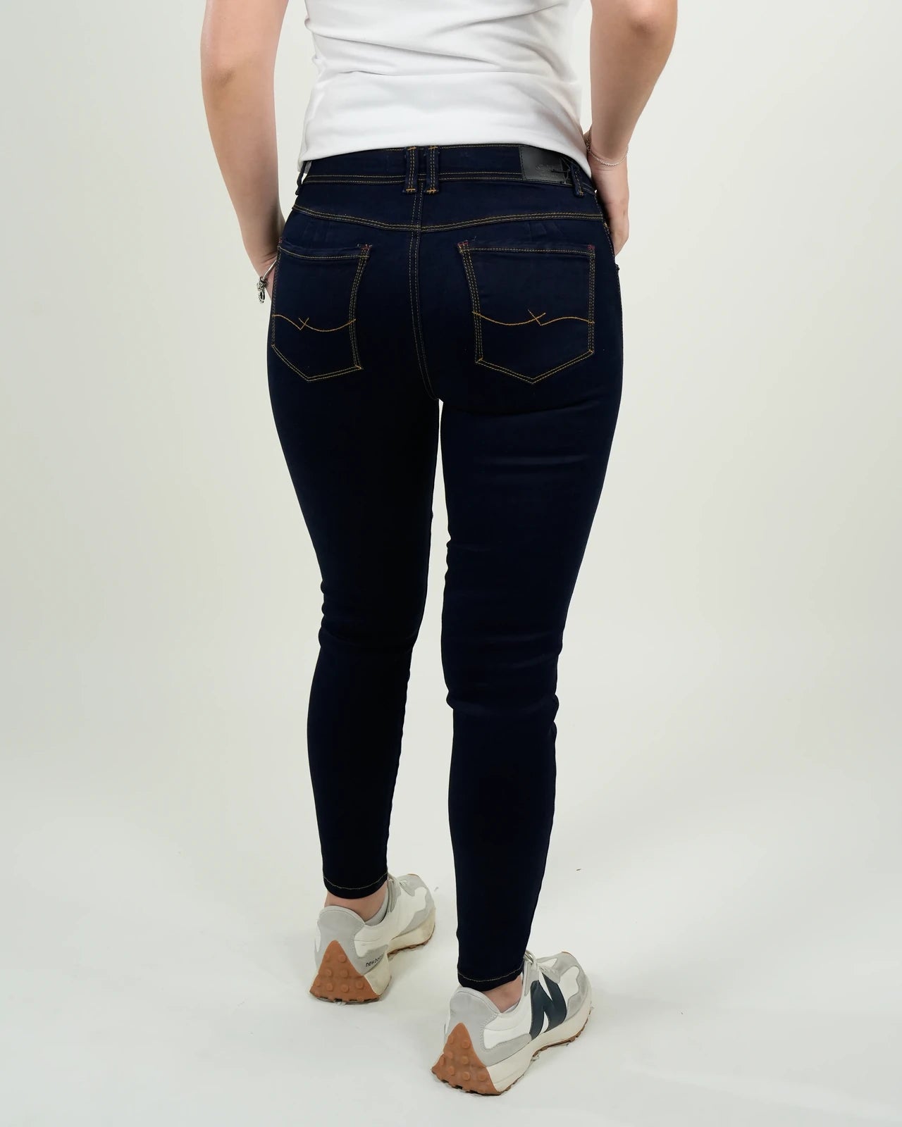 Jean Mujer Azul Oscuro Skinny "Belmont Indigo"