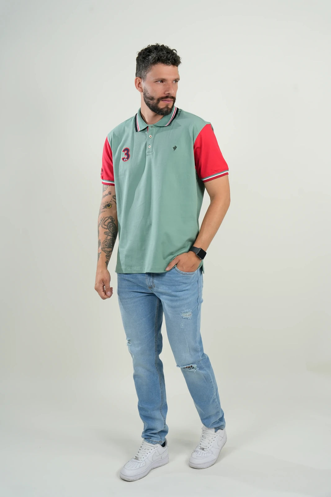 Polo Firenze Verde & Rojo