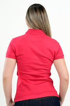 Polo Mujer Clásico Rojo Intenso