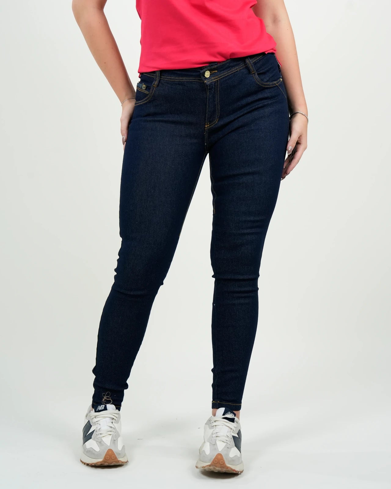 Jean Mujer Skinny Azul Oscuro "Belmont Indigo"