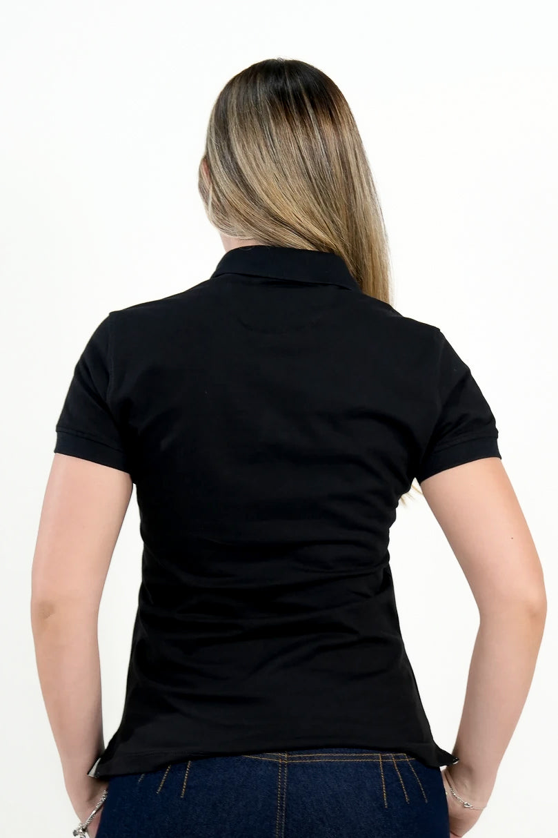 Polo Mujer Negro "Timeless Black"