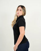 Polo Mujer Negro "Timeless Black"