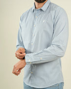 Camisa Savona Microdiseño Azul