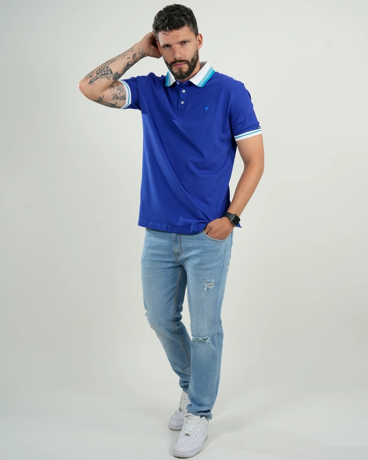 Polo Amalfi Azul Royal