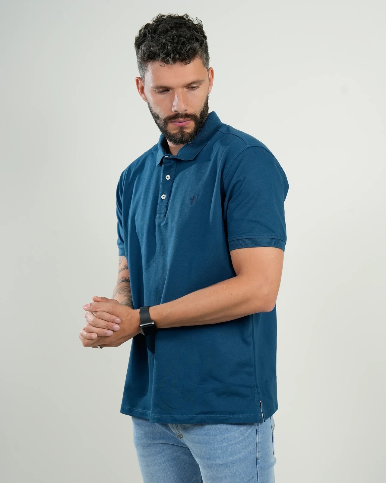 Polo Amalfi Azul Petróleo