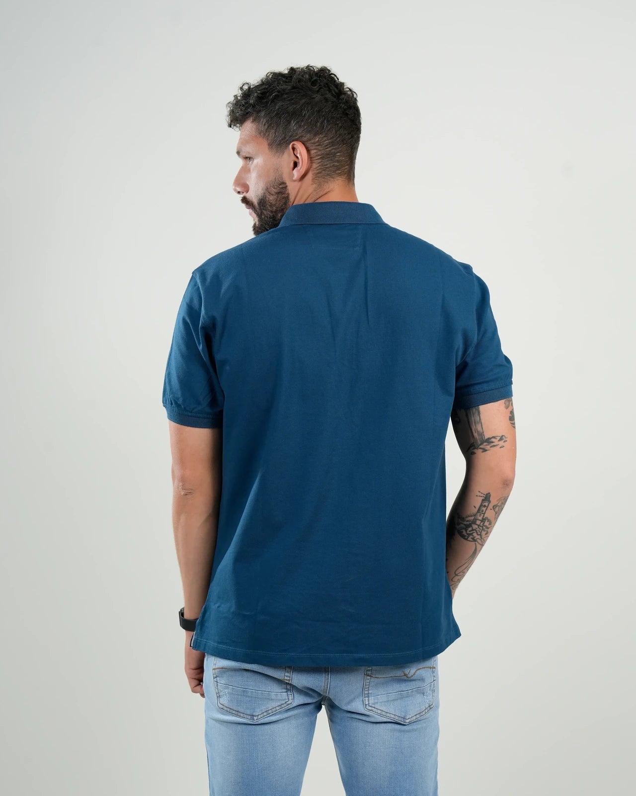 Polo Amalfi Azul Petróleo