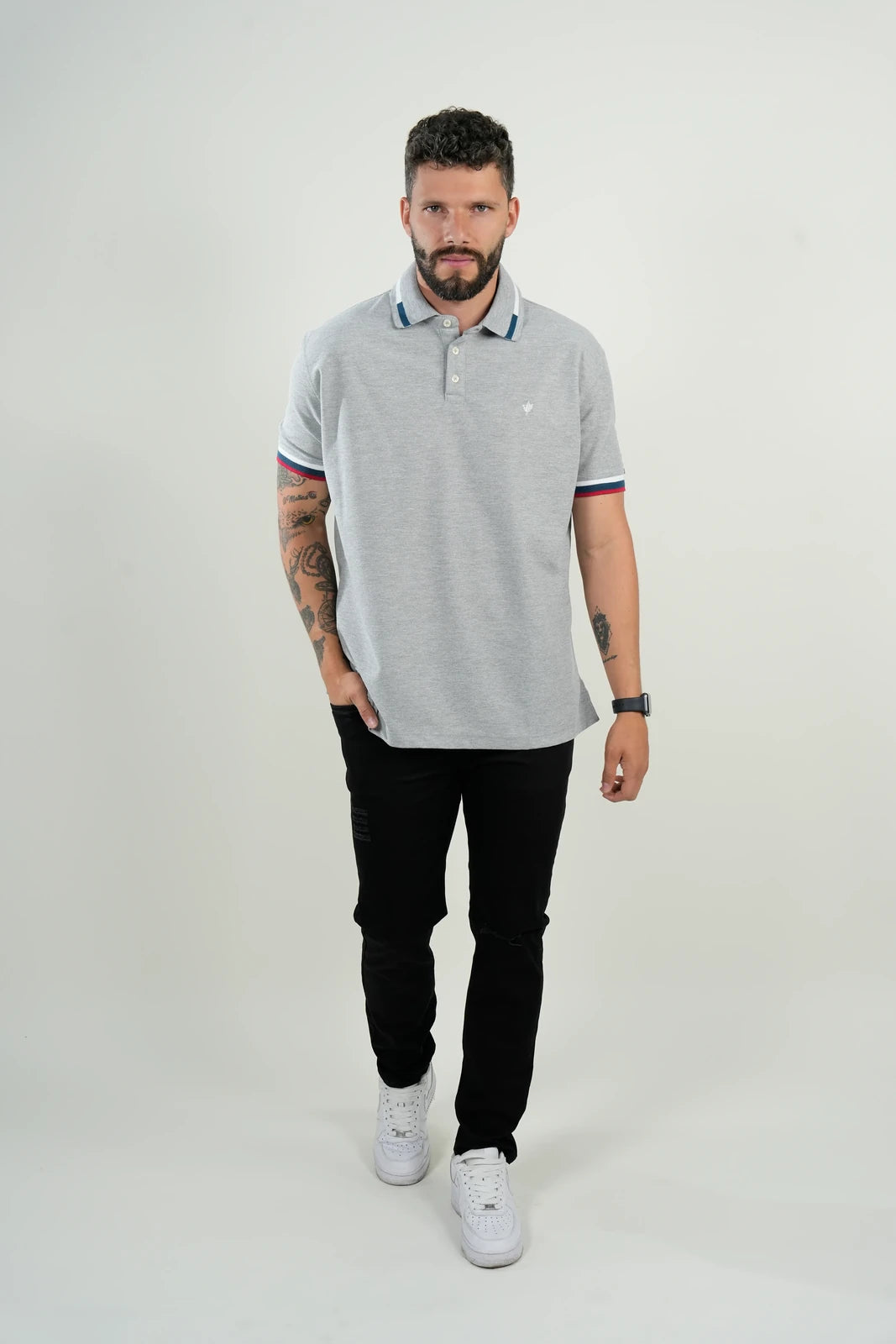 Polo Amalfi Gris Jaspe