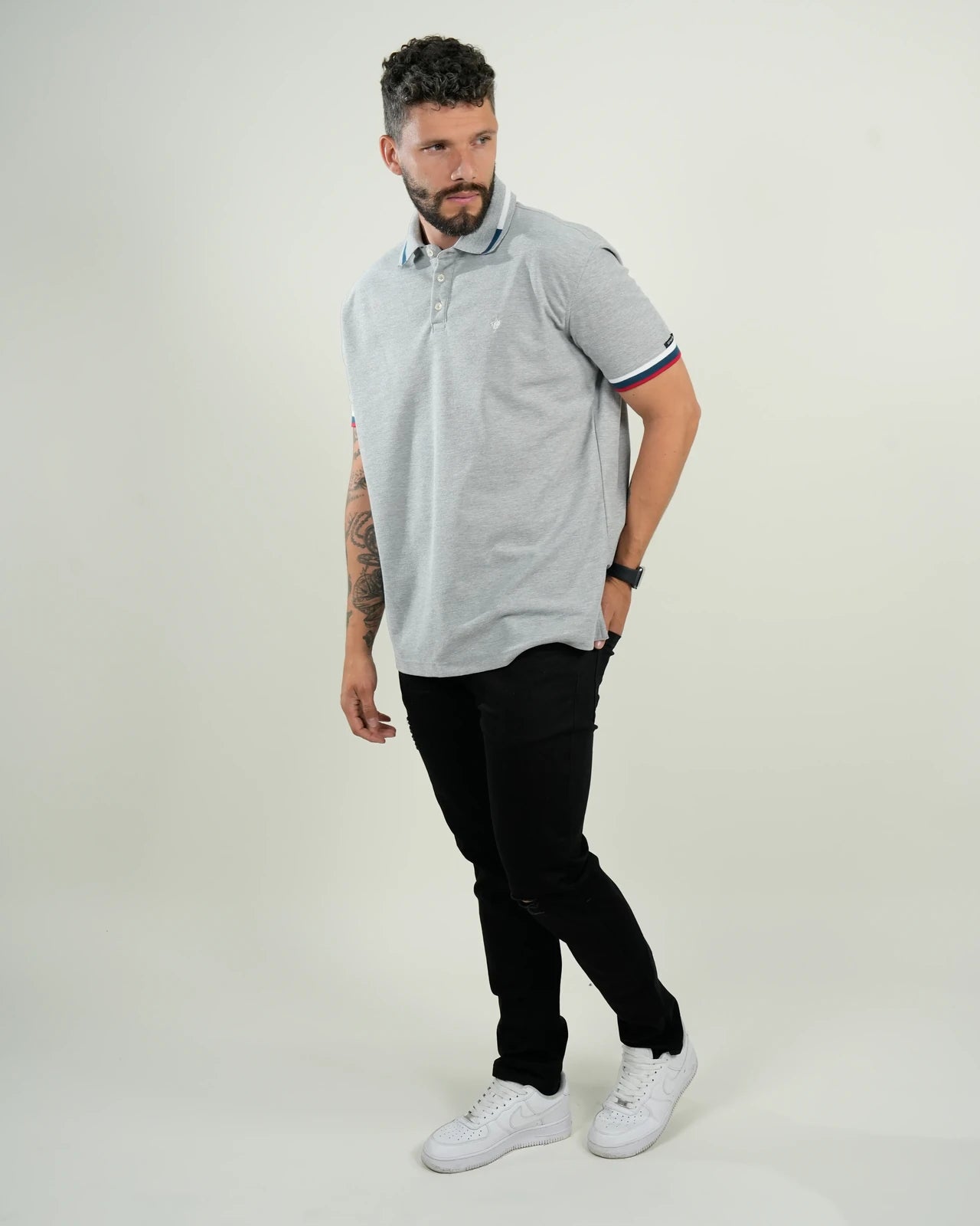 Polo Amalfi Gris Jaspe