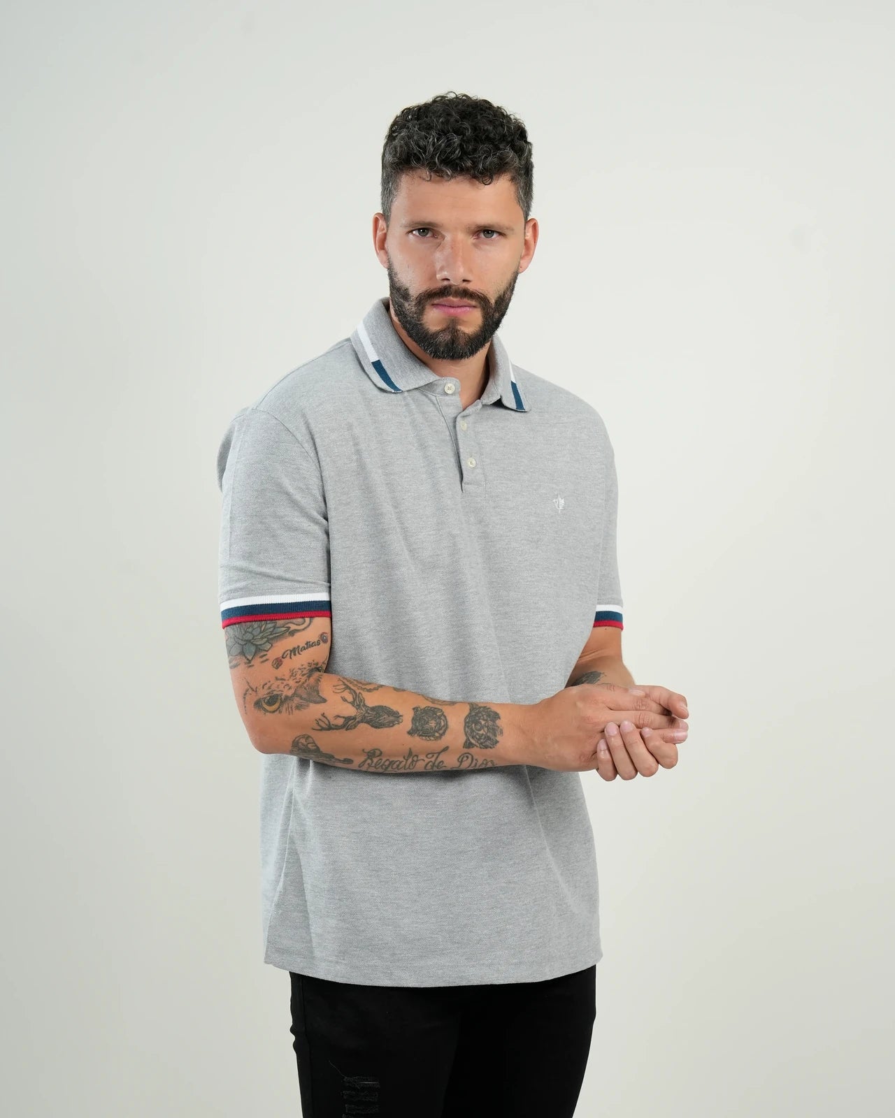 Polo Amalfi Gris Jaspe