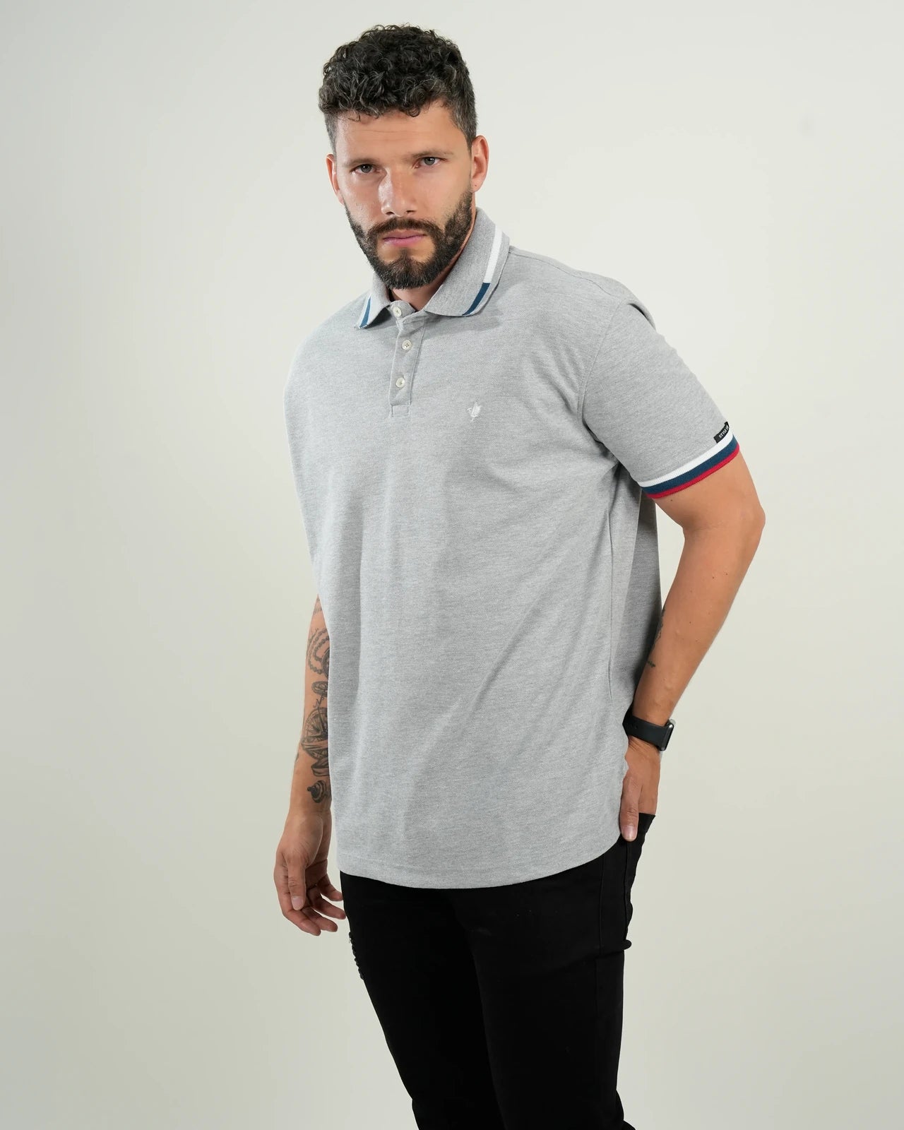 Polo Amalfi Gris Jaspe