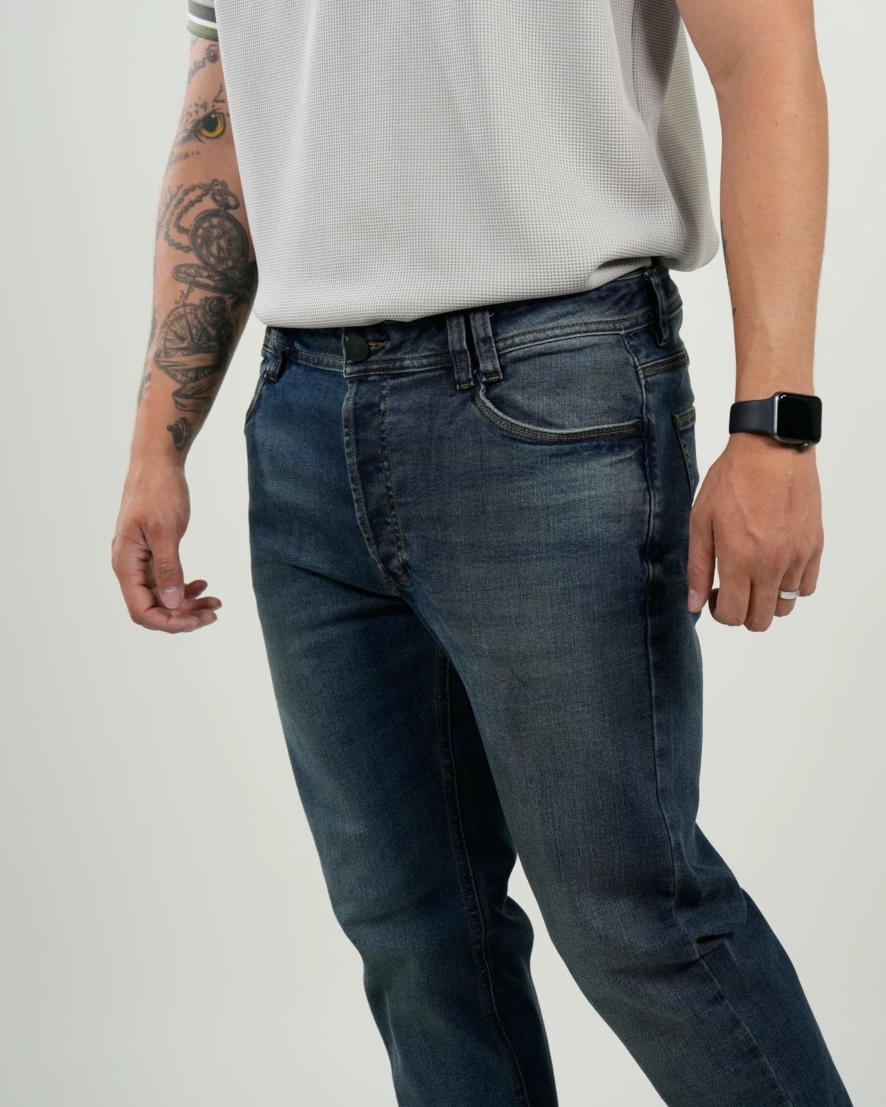 Jeans Torino Azul Oliva