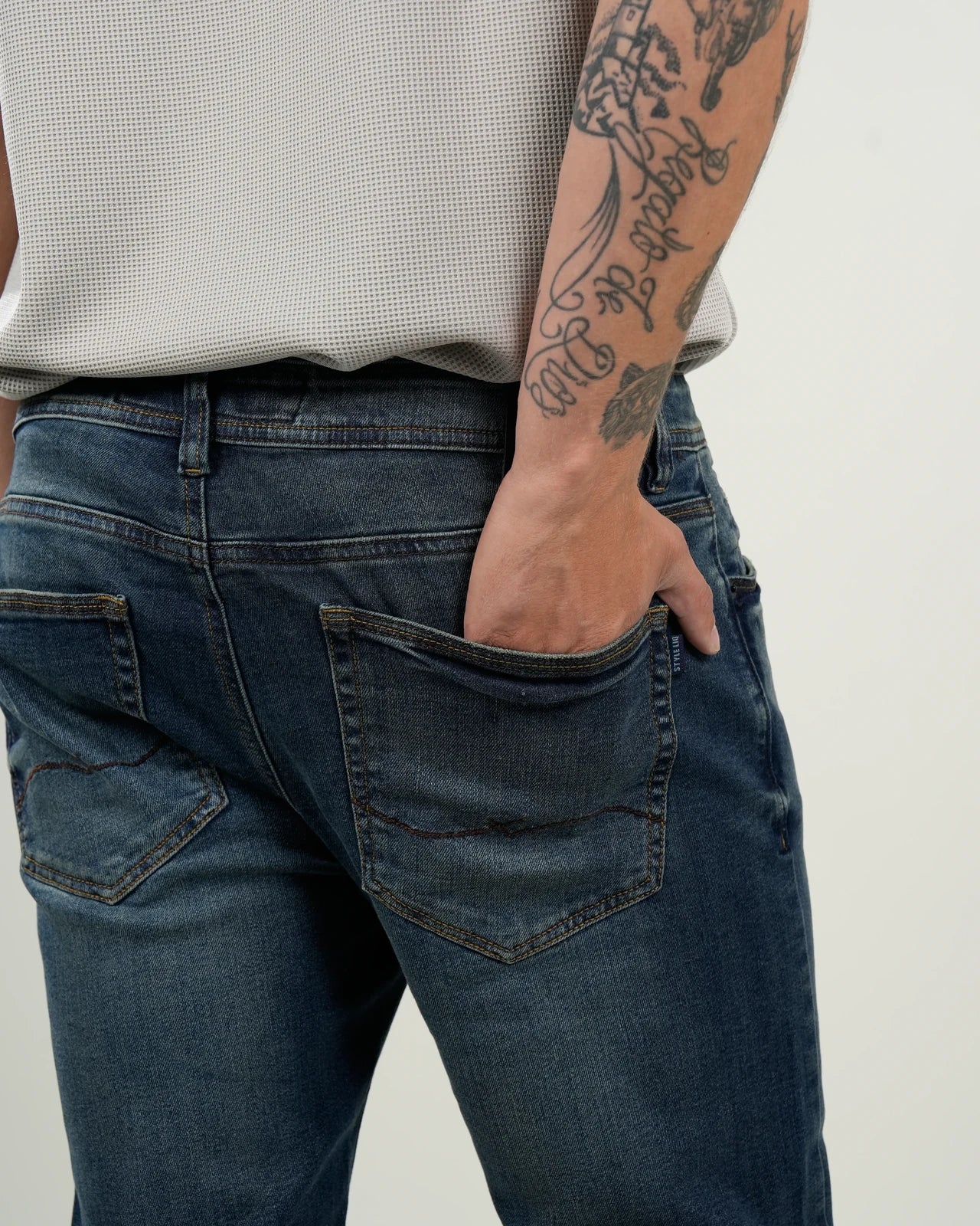 Jeans Torino Azul Oliva