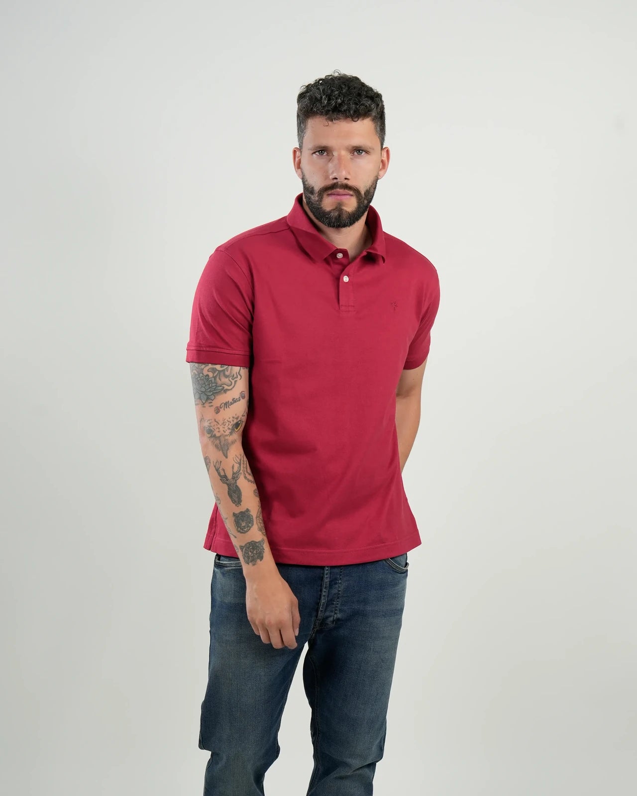 Polo Amalfi Rojo Clásico