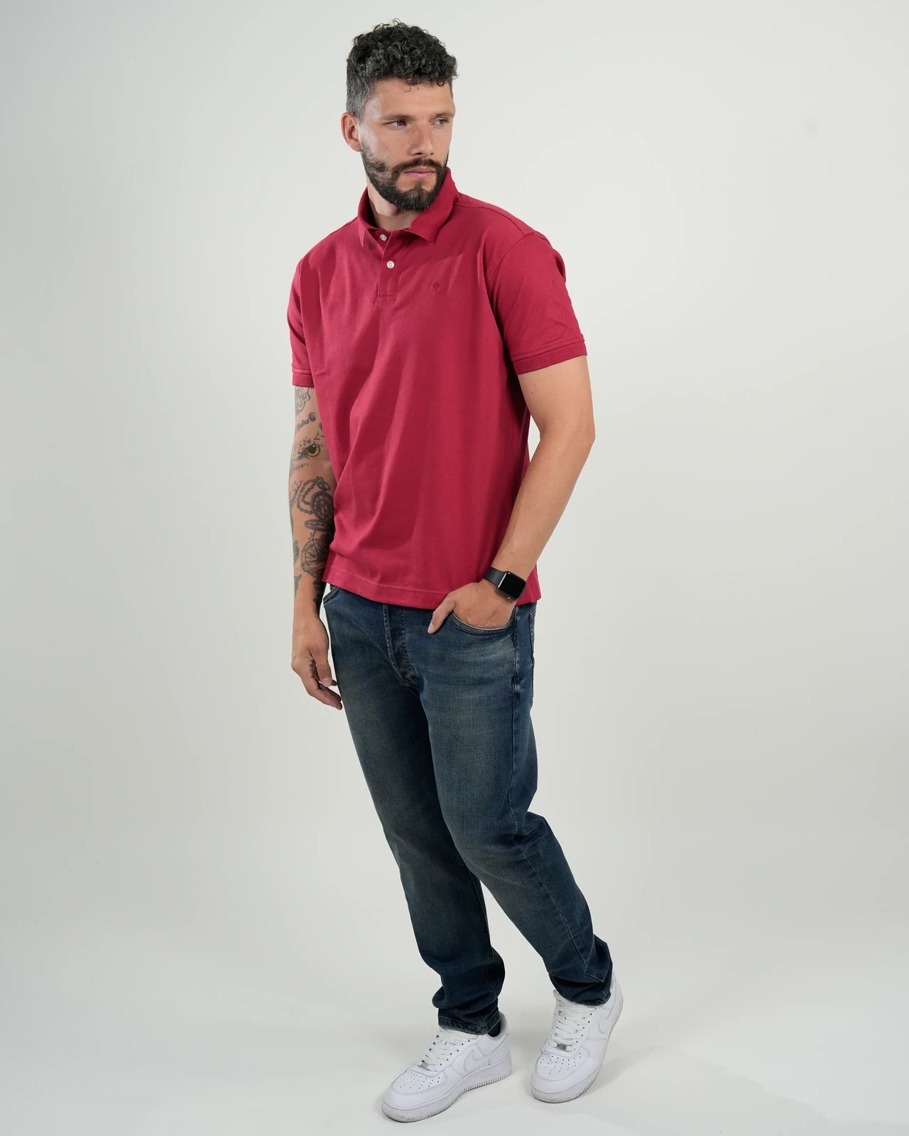 Polo Amalfi Rojo Clásico