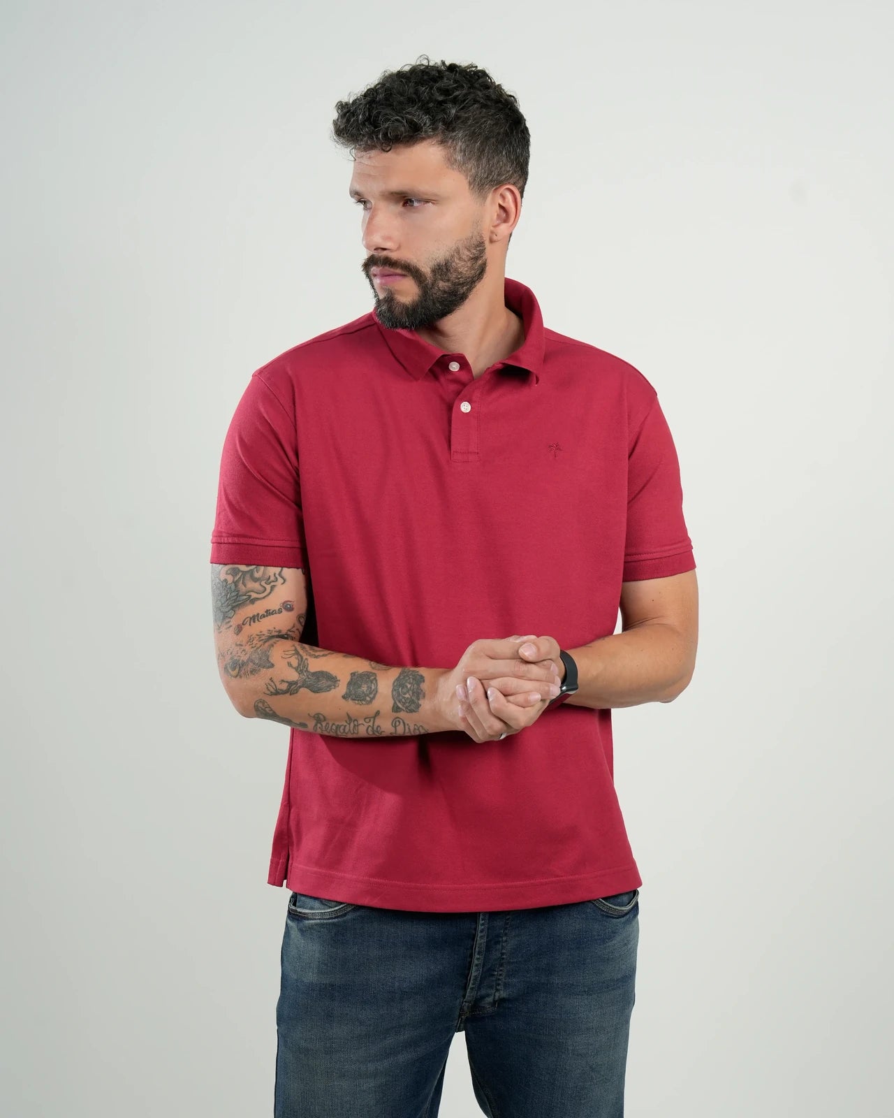 Polo Amalfi Rojo Clásico