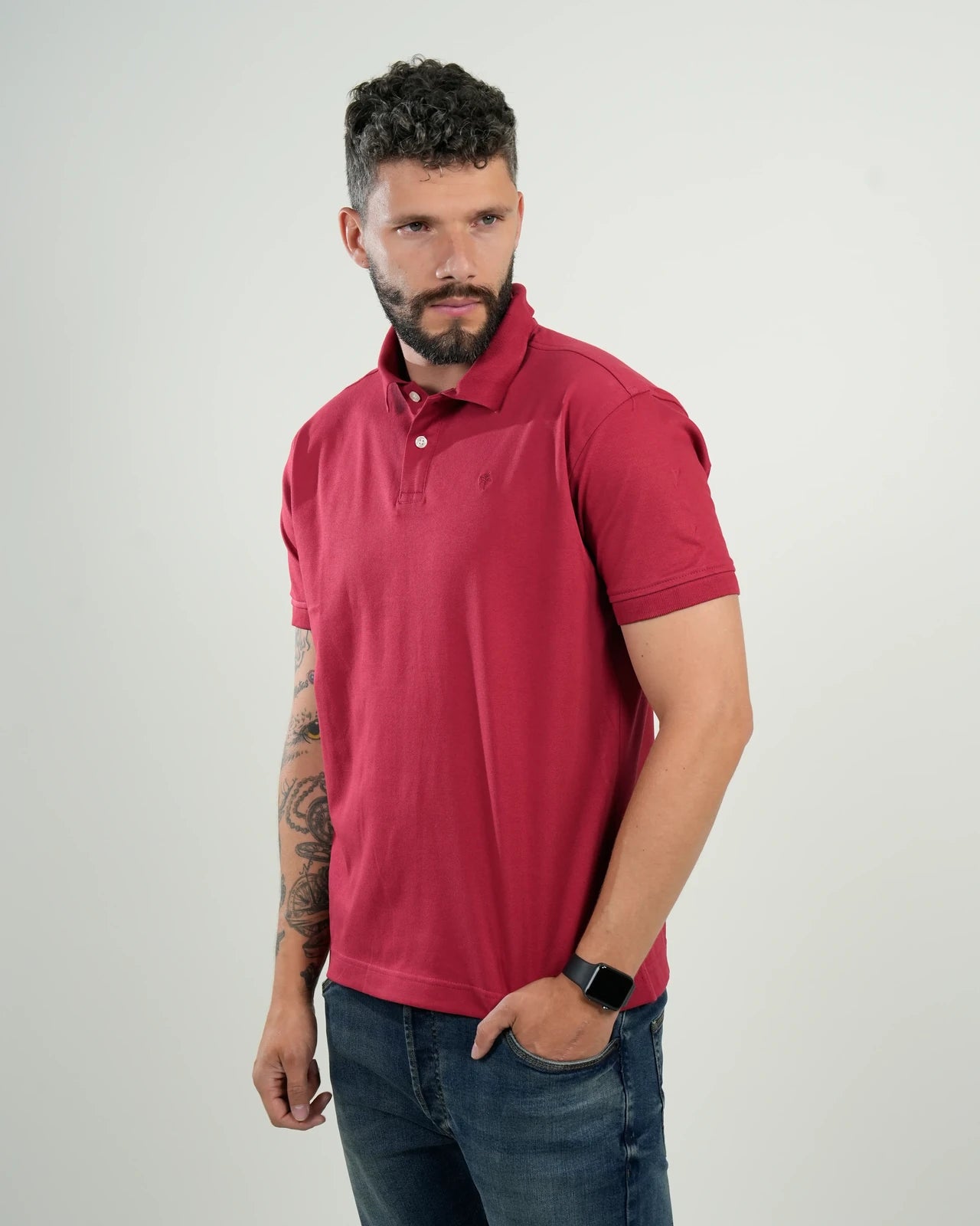 Polo Amalfi Rojo Clásico