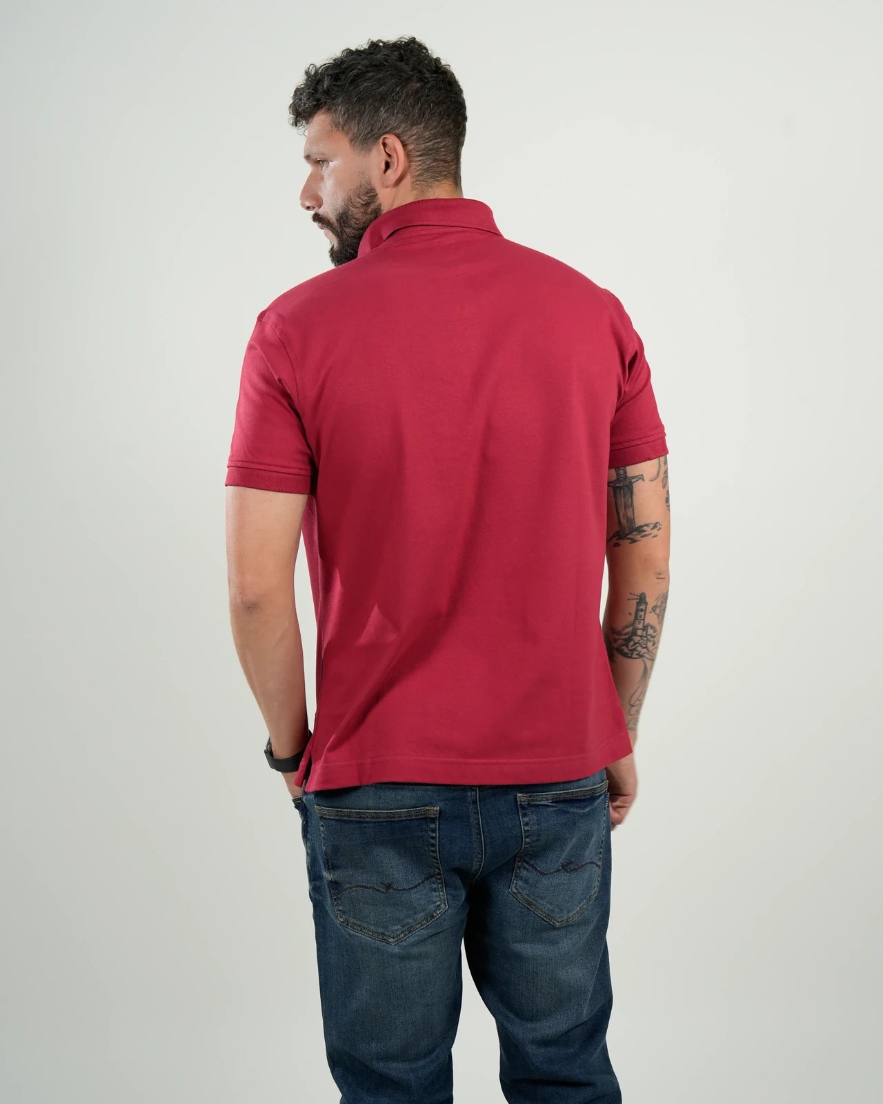 Polo Amalfi Rojo Clásico