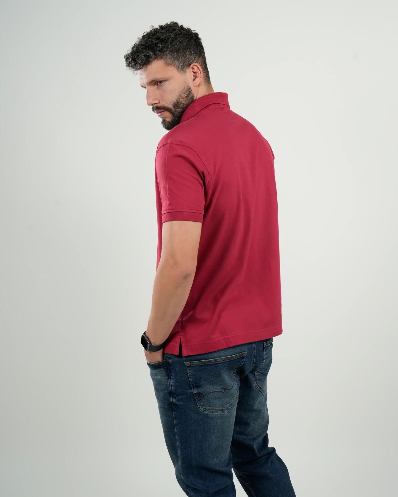 Polo Amalfi Rojo Clásico