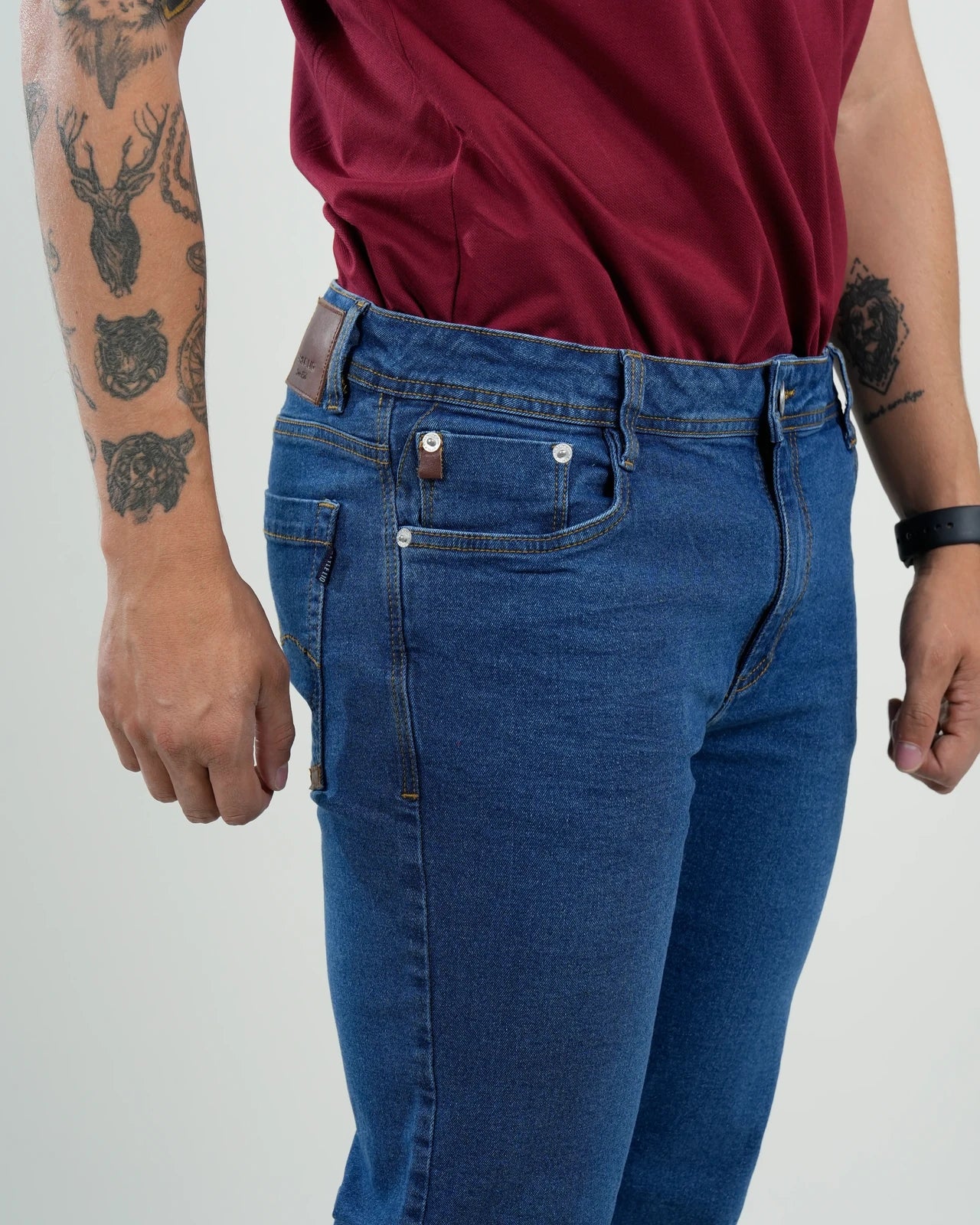 Jean Slim Fit Azul Clásico