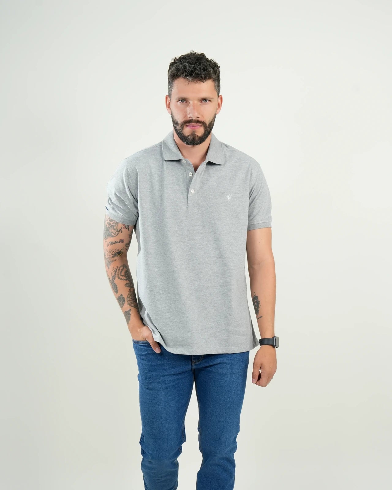 Polo Kensington Gris Oxford