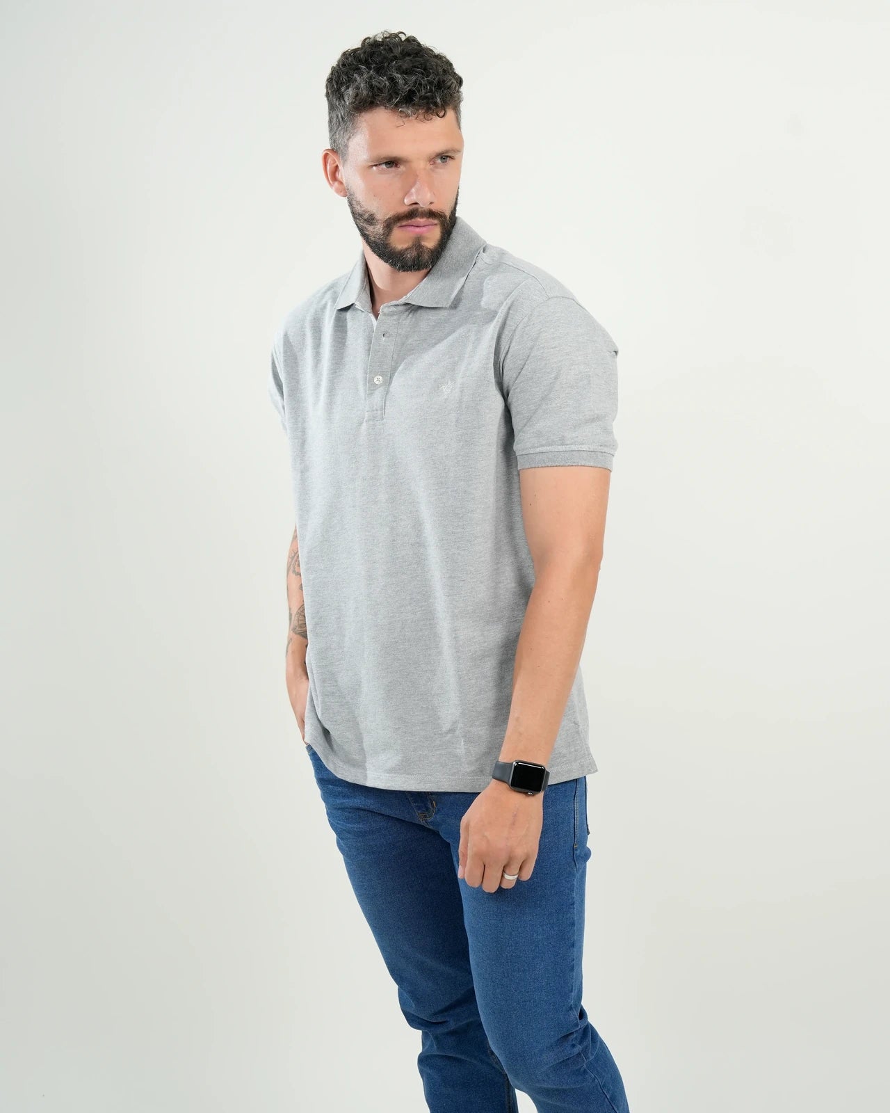 Polo Kensington Gris Oxford