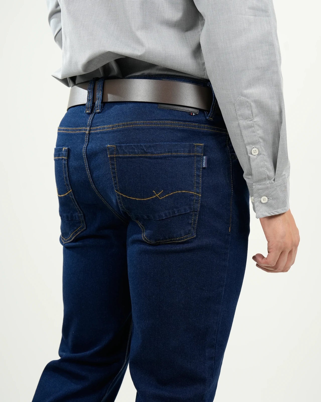 Jean Windsor Corte Clásico Azul Marino