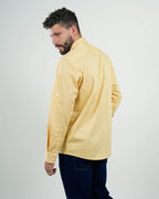 Camisa Oxford Amarilla Manga Larga