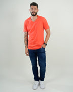 Camiseta básica Vibe Coral