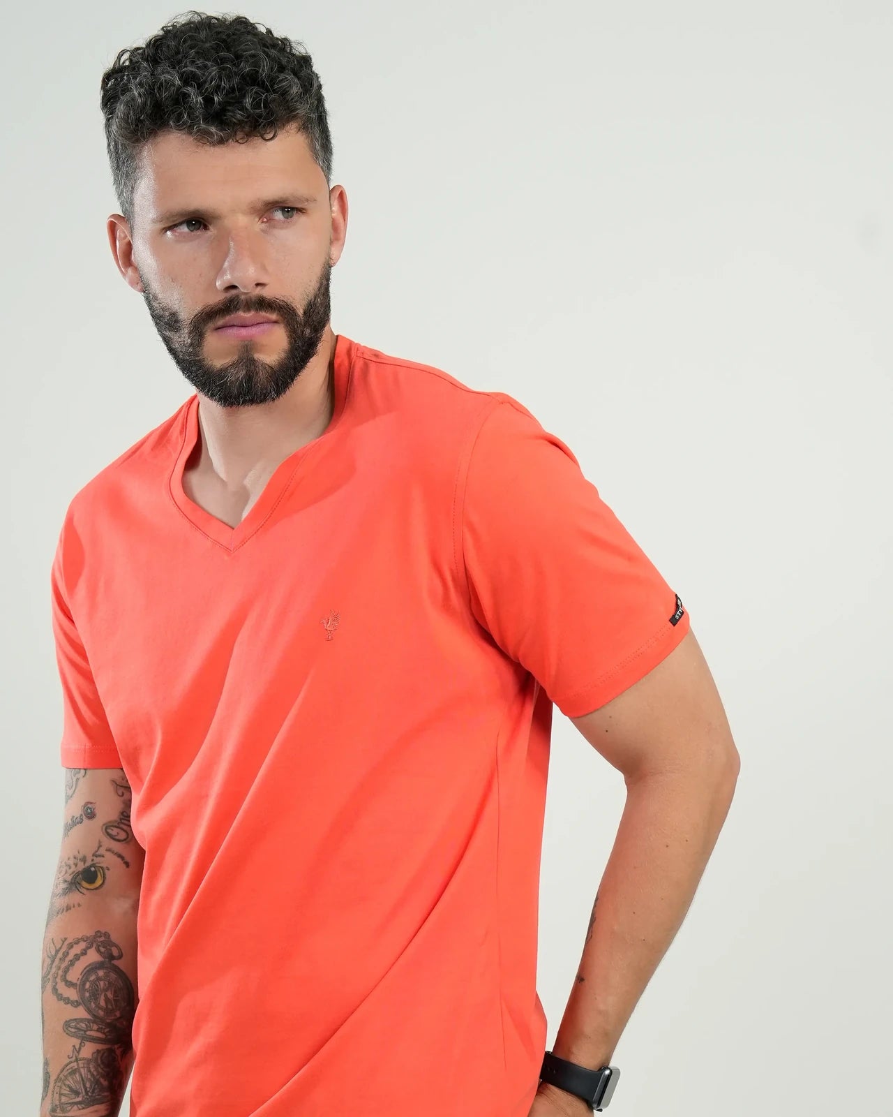 Camiseta básica Vibe Coral